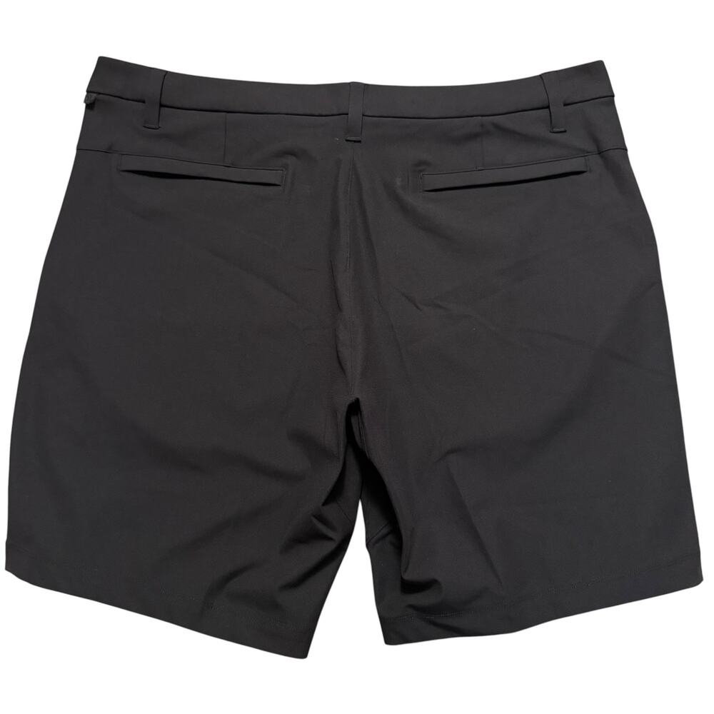 Lululemon Commission Shorts Slim Warpstreme 9" Inseam Black Athleisure Size 38 - Picture 9 of 11